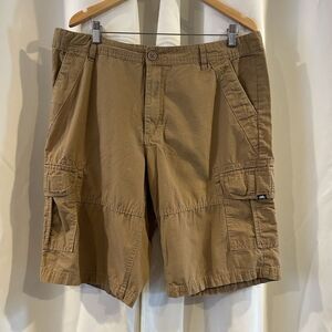 Ecko‎ Unltd Shorts Men's 36 Brown Baggy Cargo Y2K Loose Hiking